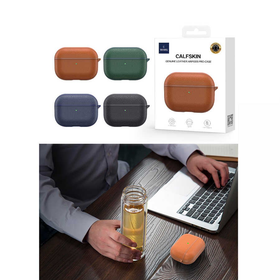 Wiwu Calfskin Airpods 3. Nesil Kılıf - 10 Wiwu Calfskin Airpods 3. Nesil Kılıf - 10